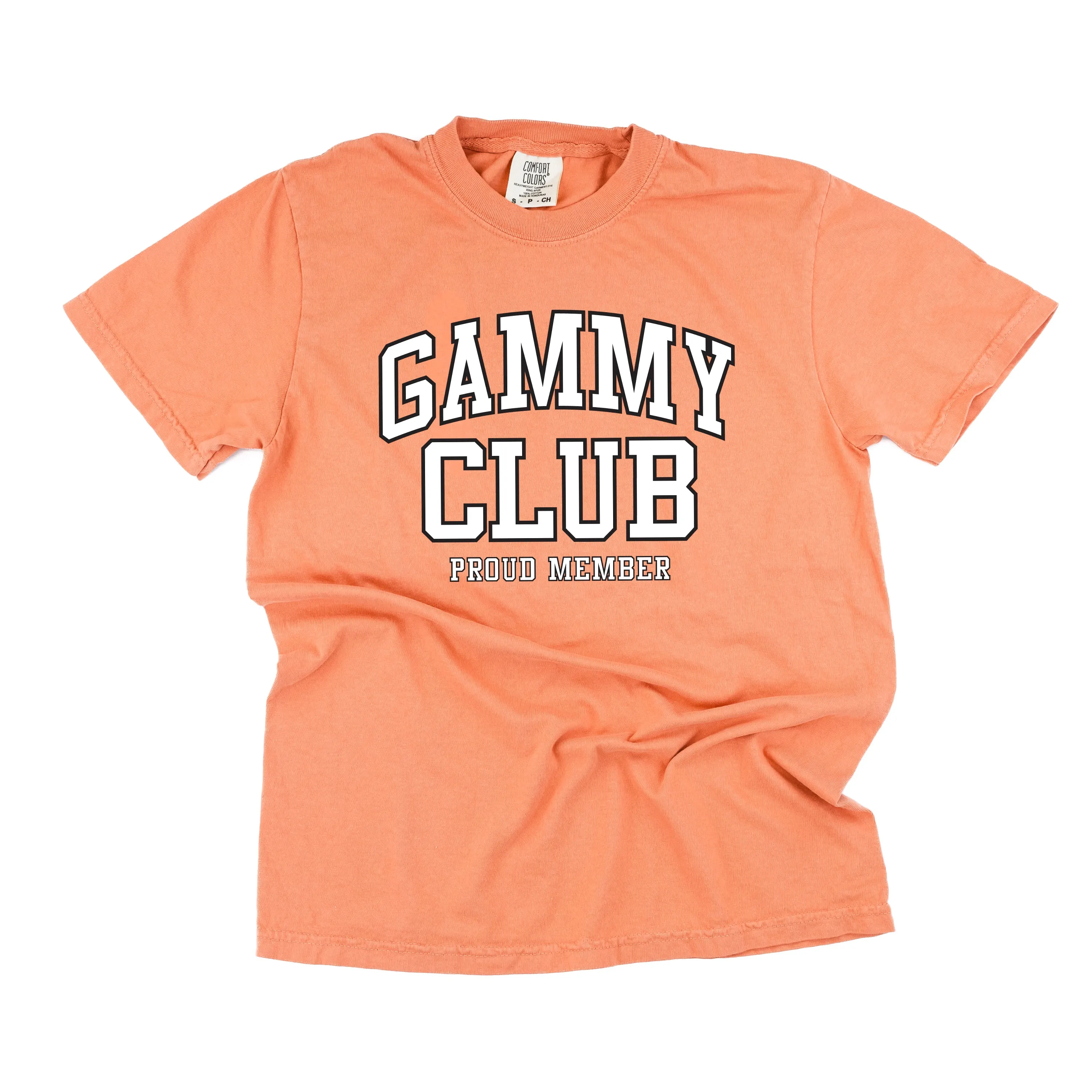 Varsity Style - GAMMY Club - Proud Member - SHORT SLEEVE COMFORT COLORS TEE