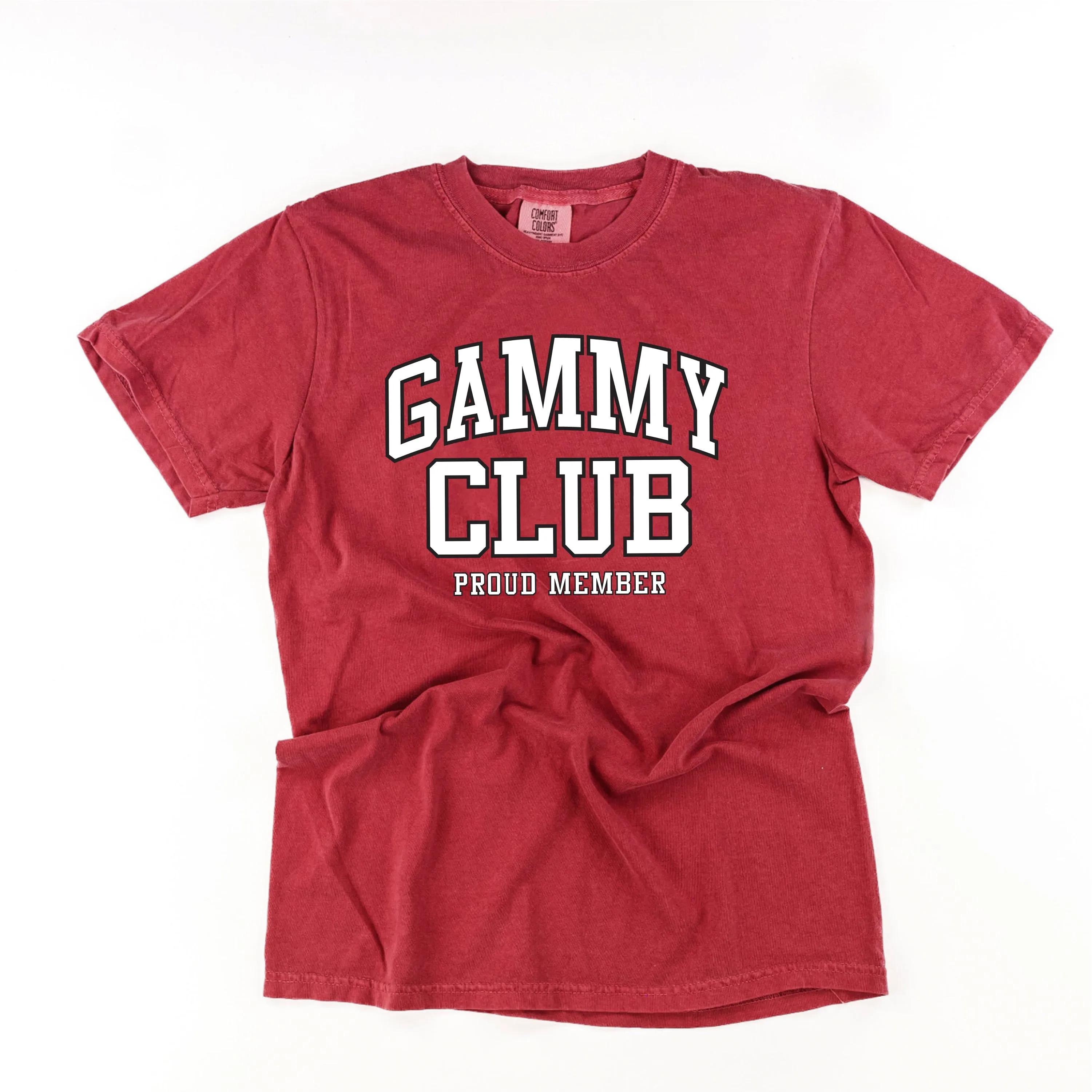 Varsity Style - GAMMY Club - Proud Member - SHORT SLEEVE COMFORT COLORS TEE