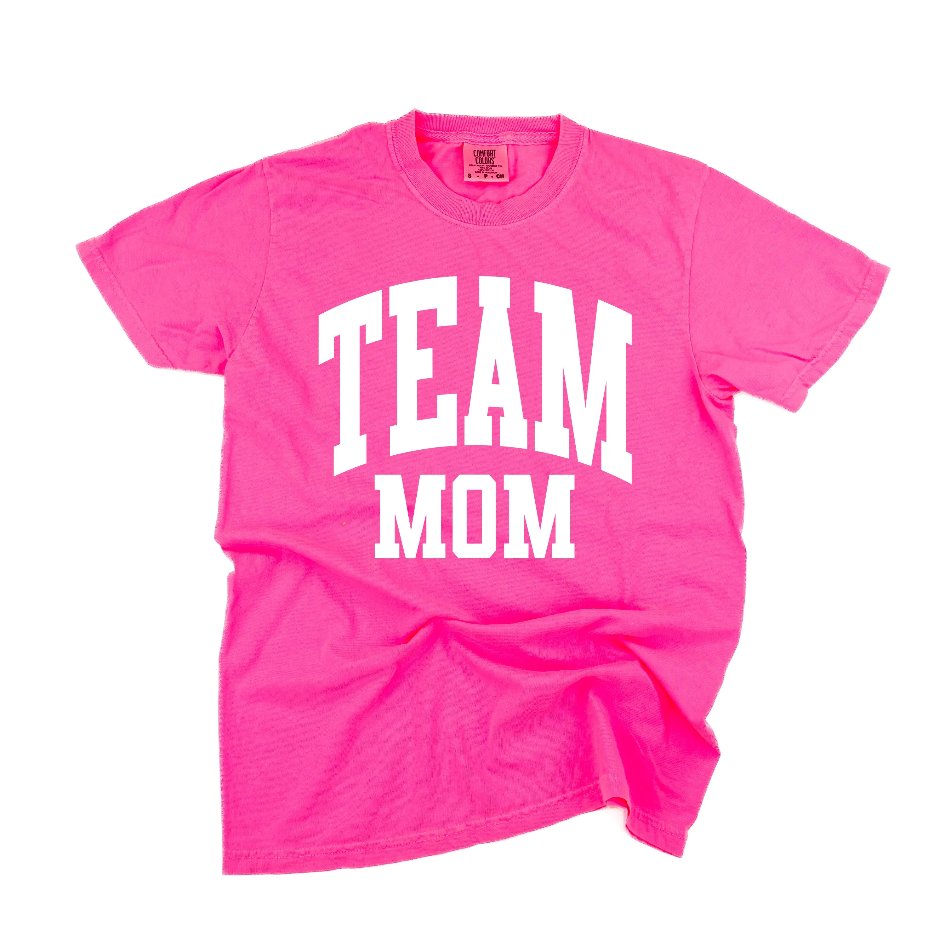 Varsity Style - TEAM MOM - SHORT SLEEVE COMFORT COLORS TEE