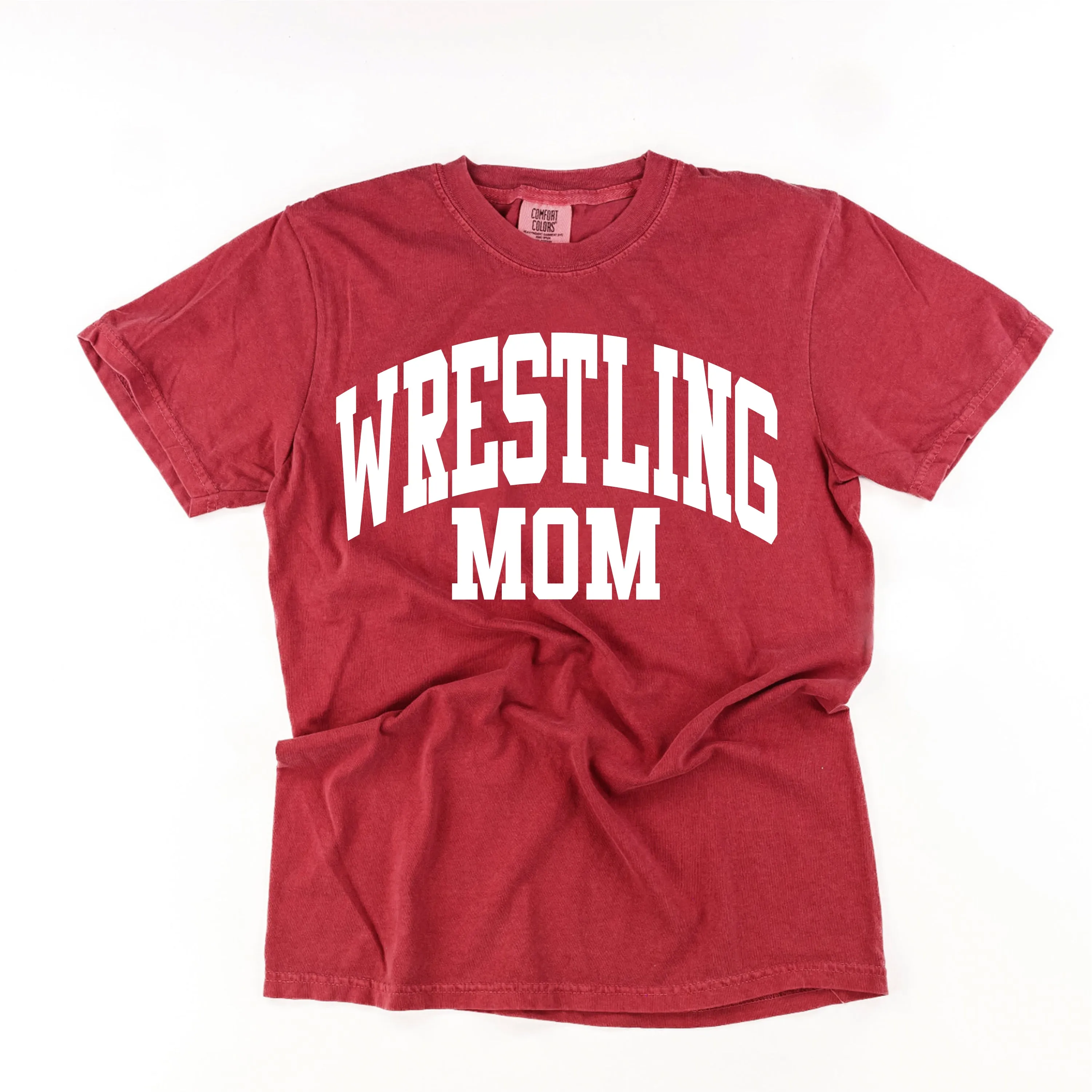 Varsity Style - WRESTLING MOM - SHORT SLEEVE COMFORT COLORS TEE