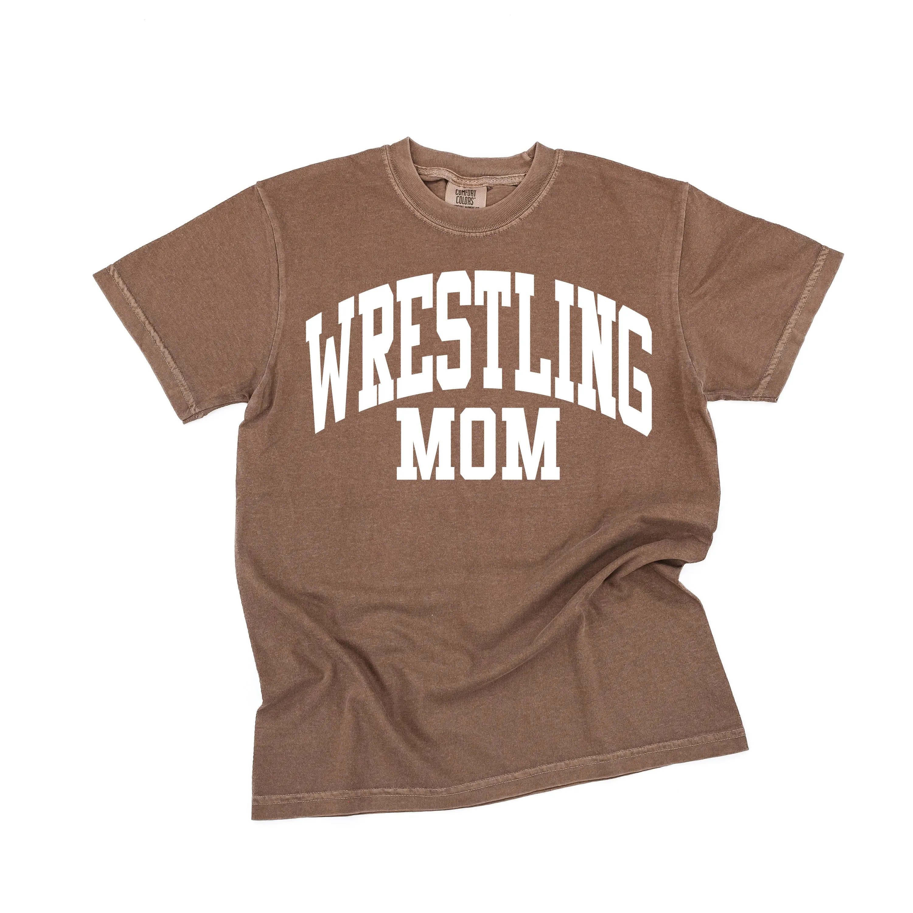 Varsity Style - WRESTLING MOM - SHORT SLEEVE COMFORT COLORS TEE