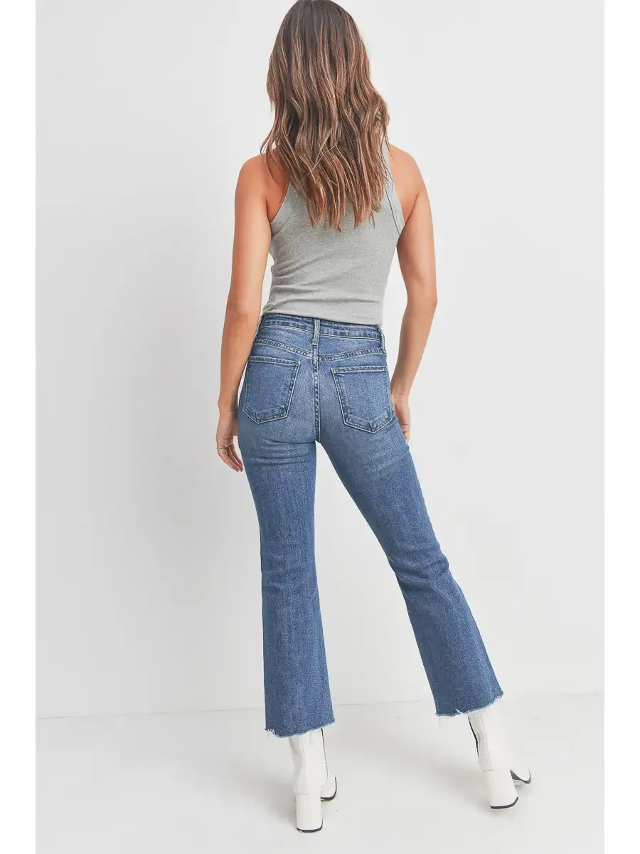 Vintage Cropped Flare Jean Medium