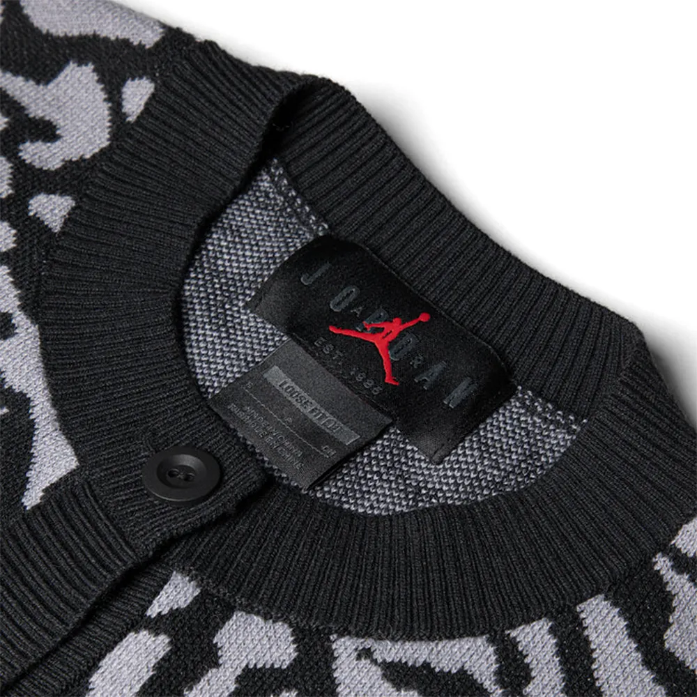 W Jordan Jacquard Knit Cardigan 'Elephant Print'