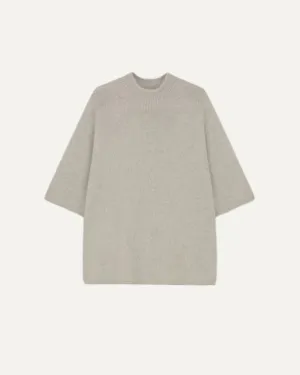 Wool Tee Sweater Half Collar