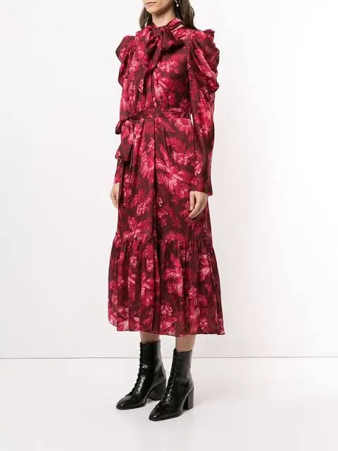 Zimmermann Ladybettle Twist Midi Dress (For Hire)